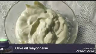 Olive oil mayonnaise  homemade Mayonnaise in 1 min  Mayonnaise Recipe [upl. by Ainafets]