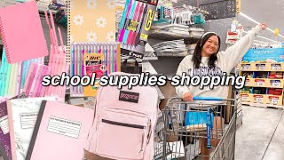 school supply shopping vlog at WALMART amp haul affordable  cheap stationery  back to school 2022 [upl. by Kcirrem121]