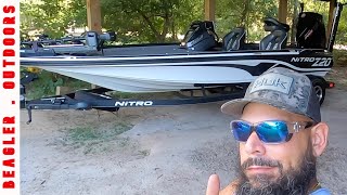 2024 NITRO Z20 Boat Tour Walk Around Bass Boat [upl. by Russian]