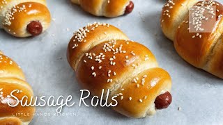 How to Make Best Hong Kong Bakery Style Sausage Rolls Tutorial｜Easy Home Baking Recipe [upl. by Cherice]