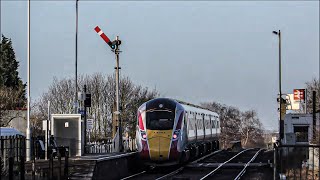 ECML DIVERTS Trains at Whittlesea EPL  180120 [upl. by Nillok]