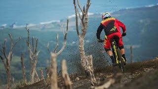 Downhill MTB Descending the Spine of a Volcano  Ring of Fire [upl. by Laohcin]