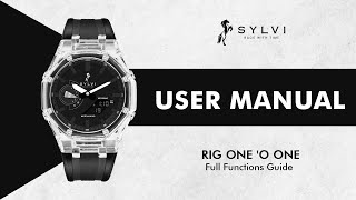 SYLVI RIG ONE O ONE User Manual ⌚  How To Use RIG ONE O ONE Watch Guide✔️ UserGuide [upl. by Augusta206]