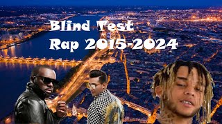 Blind Test Rap 20152024 [upl. by Rosabella]