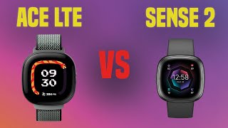 Fitbit Ace LTE vs Fitbit Sense 2  Full Specs Compare Smartwatches [upl. by Latrena]