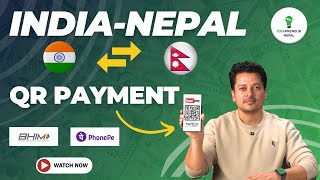 नेपालभारत QR Payment Information  CrossBorder QR Payment in India And Nepal Starts [upl. by Wivina]