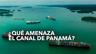 La sequía impacta en el Canal de Panamá [upl. by Enyamrahc]