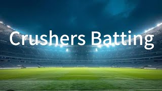 EAGLES VS CRUSHERS  MATCH 5  JEEWAN CITY CRICKET LEAGUE JCCL  CRUSHERS BATTING INNING [upl. by Tterrag]