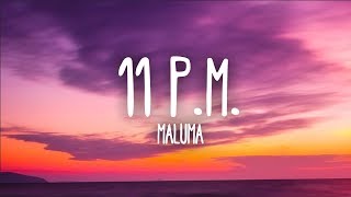 Maluma  11 PM Letra [upl. by Aimal]