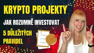 Investiční KRYPTO PROJEKTY  5 tipů pro začátečníky  jak rozumně investovat na internetu [upl. by Ahsenwahs940]