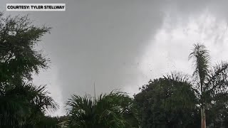 Video shows tornado near Flying Cow Ranch Road in Wellington [upl. by Suiratnauq355]