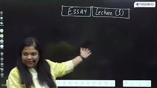 HOW TO SCORE 150 IN ESSAYESSAY CLASS BY SMRITI SHAH MAM VISION2024 [upl. by Granger739]