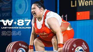 87kg IWF World Cup 2024  Full Session [upl. by Siroled849]