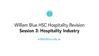 HSC Hospitality Revision Day  Session 3 Hospitality Industry [upl. by Enitsenrae200]