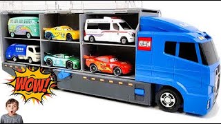 TOMICA 🚙 WORLDS BIGGEST Tomica Convoy Featuring 13 DIFFERENT Cars 🚗 Car Toy Kingdom [upl. by Hiller637]