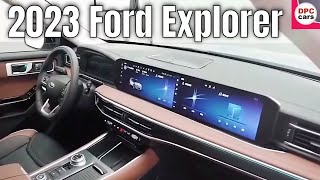 2023 Ford Explorer New Interior and Walkaround [upl. by Rma254]