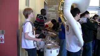 Gaithersburg High School PEP band You dropped a bomb on me [upl. by Berkly807]