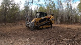 Small excavation with mulching trails [upl. by Kalmick185]