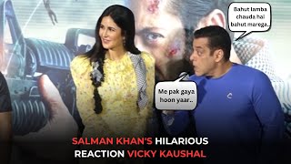 Salman Khans Hilarious Reaction On Katrina Kaifs Husband Vicky Kaushal  WATCH [upl. by Poll292]