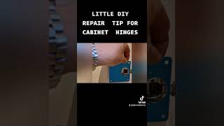 CABINET HINGE REPAIR PLATE hintsandtips advice howto review cabinethinge [upl. by Ikik]