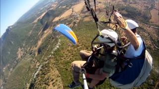 VUELO EN PARAPENTE BIPLAZA EN PAREJA [upl. by Ame]