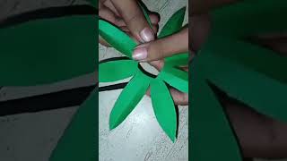 Foam sheet craft ideas rose flower 🌹 trending craft love music viralvideos viralshort [upl. by Comyns449]