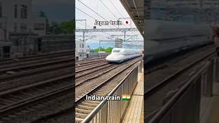 Japan train 🇯🇵 VS Indian train 🇮🇳 ki race 😮Indian railway 765 viral viralshort shorts short [upl. by Belldas419]