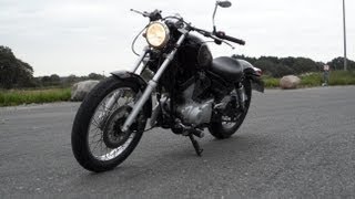 Yamaha XV 125 Virago Chopper Bobber Dragstyl Custom Walkaround Soundcheck no 250 Virago no Harley HD [upl. by Levy546]