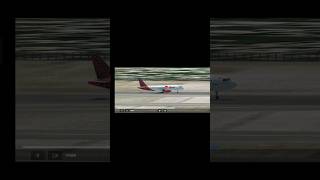 Take Off Dari Bandara Soekarno Hatta realflighsimulator shorts [upl. by Saunders]