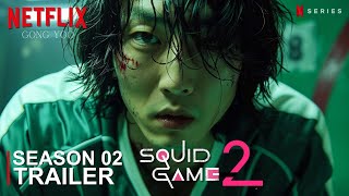 Squid Game  Season 02 First Trailer 2024  NETFLIX 4K  squid game 2 trailer concept [upl. by Anaynek203]