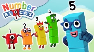 Numberblocks Count to 5  Learn to Count [upl. by Farand703]