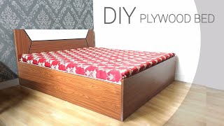 how to make a plywood box bed at home [upl. by Roeser]