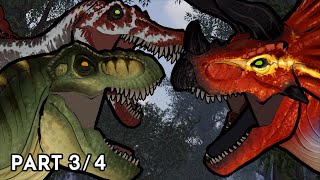 TRex and Spinosaurus vs Ultimasaurus  Animation Part 34 [upl. by Karola81]