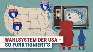 Wahlsystem der USA  so funktionierts  FUN FACTS USA 2 [upl. by Cleasta]