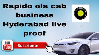 20 September 2024 Ola cab earning  Rapido cab earning Hyderabad [upl. by Ahar631]