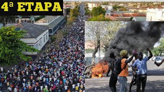 QUELIMANE AQUECEU COM A QUARTA ETAPA DA MANIFESTAÇÃO [upl. by Hnahc]