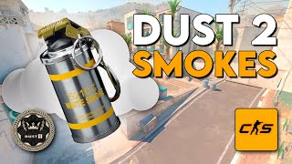 Best Dust 2 Smokes  CounterStrike 2 [upl. by Rhys]