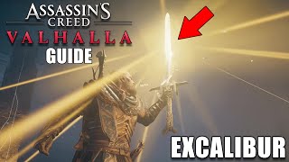 ASSASSINS CREED VALHALLA  COMMENT AVOIR LÉPÉE EXCALIBUR  MEILLEURE ARME DU JEU GUIDE Caladfwlch [upl. by Aenea867]