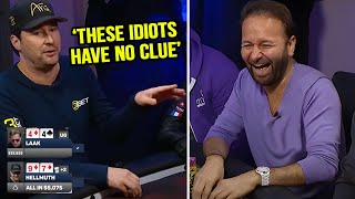 Phil Hellmuth Cant Handle Losing vs Daniel Negreanu amp Phil Laak [upl. by Adrahs384]