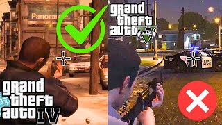 7 Things GTA 4 Did Better Than GTA 5 [upl. by Snave]