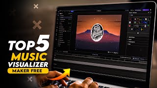 TOP 5 Free Audio Visualizer Maker Online 2023  No Watermark [upl. by Rothenberg876]