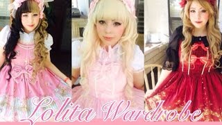 My Lolita Wardrobe 2015 Dresses blouses ect [upl. by Annaitsirk]