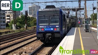 RER D Départ d’une UM Z20500 IDFM  Transilien [upl. by Ahsieyn]