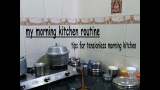 My Morning Kitchen Routine  Tips For Tensionless Morning kitchen [upl. by Farika]