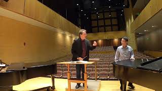 Conducting masterclass with Ennio Nicotra excerpts from class on Wagner Tannhauser 2 [upl. by Shepp]