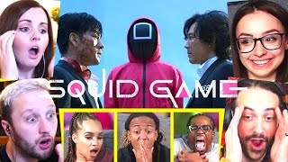 EVERYBODYS MIND BLOWN at SQUID GAMES ENDING  SANG WOO DEATH ENDING TWIST  Ep 9 REACTIONS [upl. by Savell]