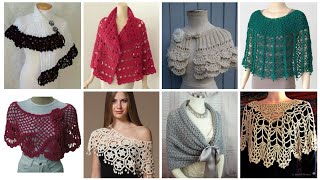 TRENDING TOP 88 CROCHET KNIT CAPLETSLACE CAPLETS SHAWLS [upl. by Esertak]