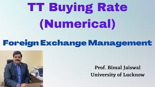 TT Telegraphic Transfer Buying Rate  Numerical Foreign Exchange [upl. by Meridith]