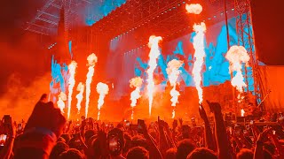 Travis Scott  FEIN Live  Utopia tour Rome Italy CRAZIEST MOMENT  MOSH PIT 4K HDR [upl. by Nytsirhc]