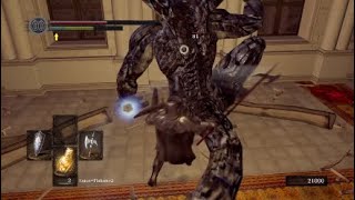 Titanite Demon at Anor Londo  Solo Melee  Dark Souls Remastered PS4 [upl. by Aicirtal67]